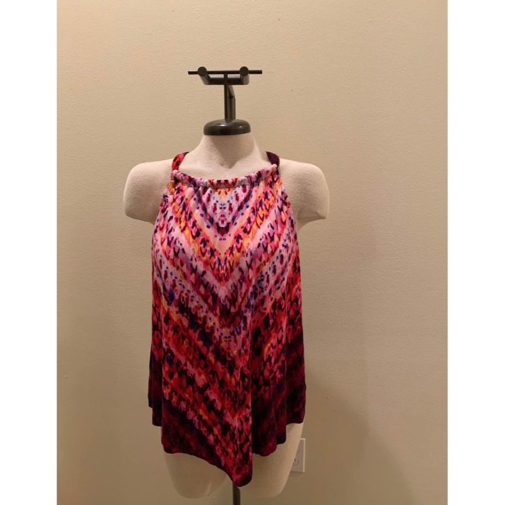 Pink Swim suit Large (12-14) Top with Adjustable Straps Tankini